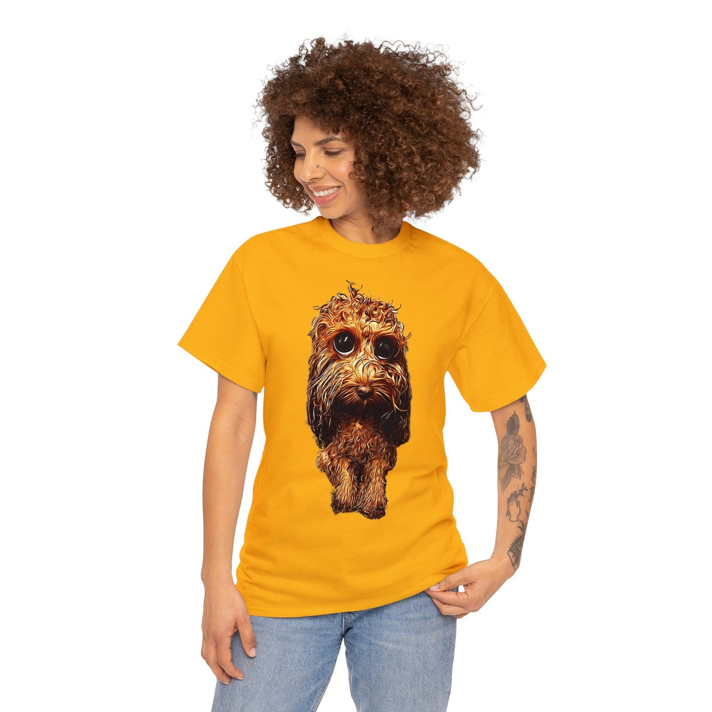 Caricadoodle Louis Drenched Unisex Heavy Cotton Tee