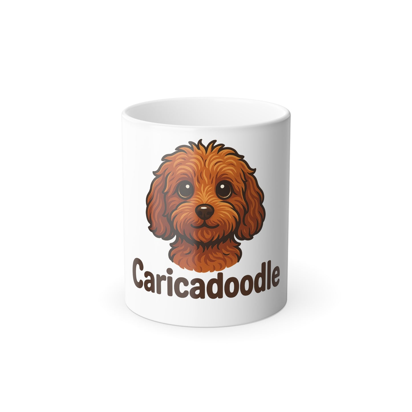 Caricadoodle Color Morphing Mug, 11oz
