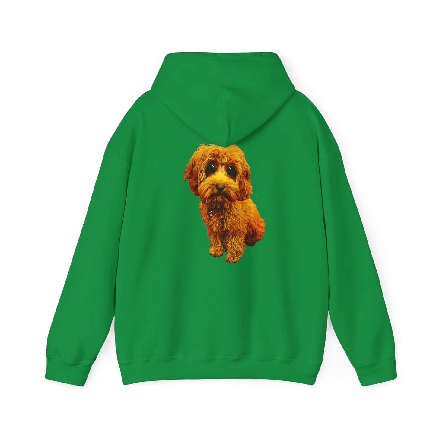 Caricadoodle Puppy Lyla Back Unisex Heavy Blend™ Hooded Sweatshirt