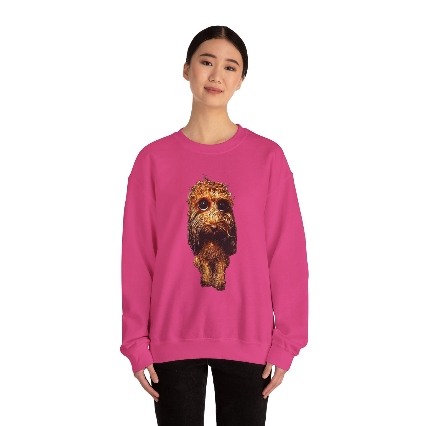 Caricadoodle Louis Drenched Unisex Heavy Blend™ Crewneck Sweatshirt