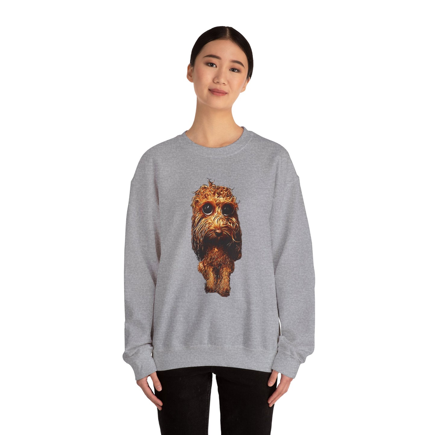 Caricadoodle Louis Drenched Unisex Heavy Blend™ Crewneck Sweatshirt