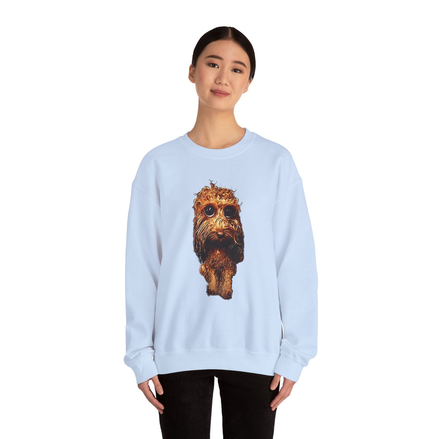 Caricadoodle Louis Drenched Unisex Heavy Blend™ Crewneck Sweatshirt