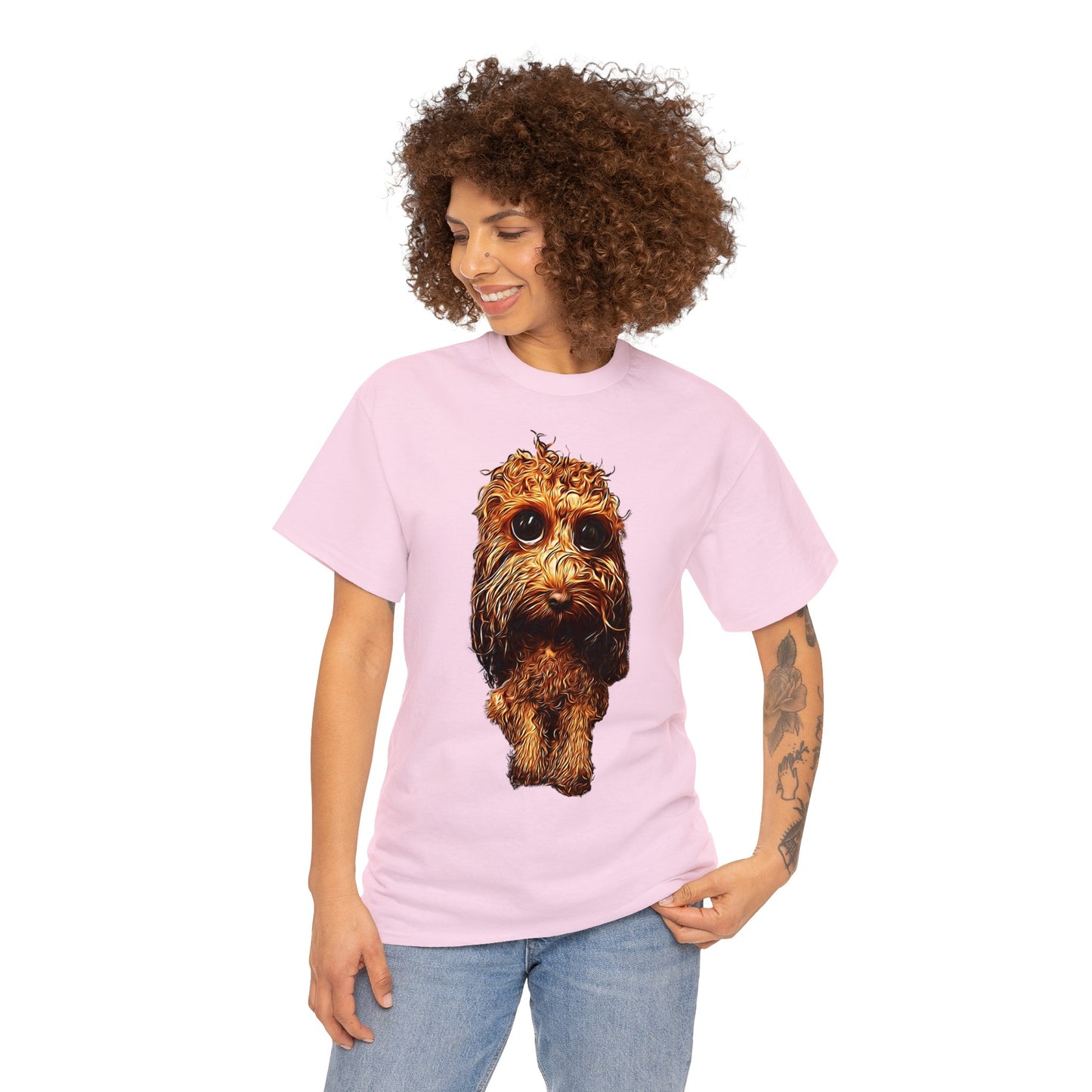 Caricadoodle Louis Drenched Unisex Heavy Cotton Tee