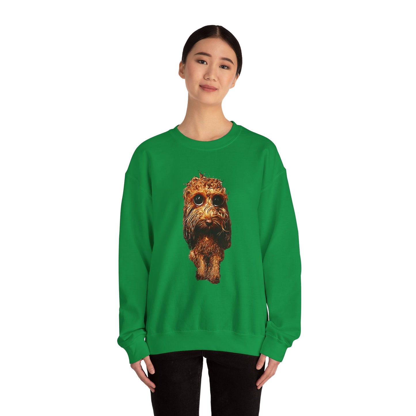 Caricadoodle Louis Drenched Unisex Heavy Blend™ Crewneck Sweatshirt