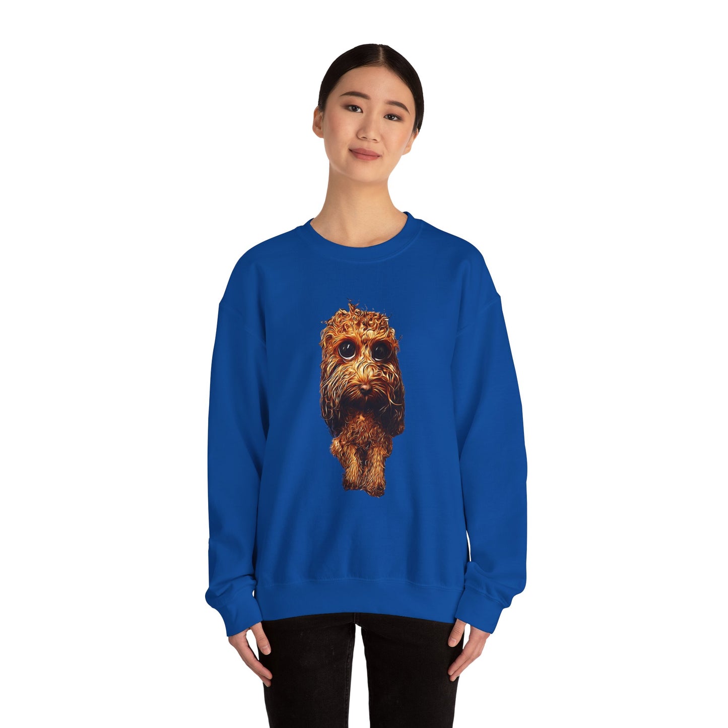 Caricadoodle Louis Drenched Unisex Heavy Blend™ Crewneck Sweatshirt