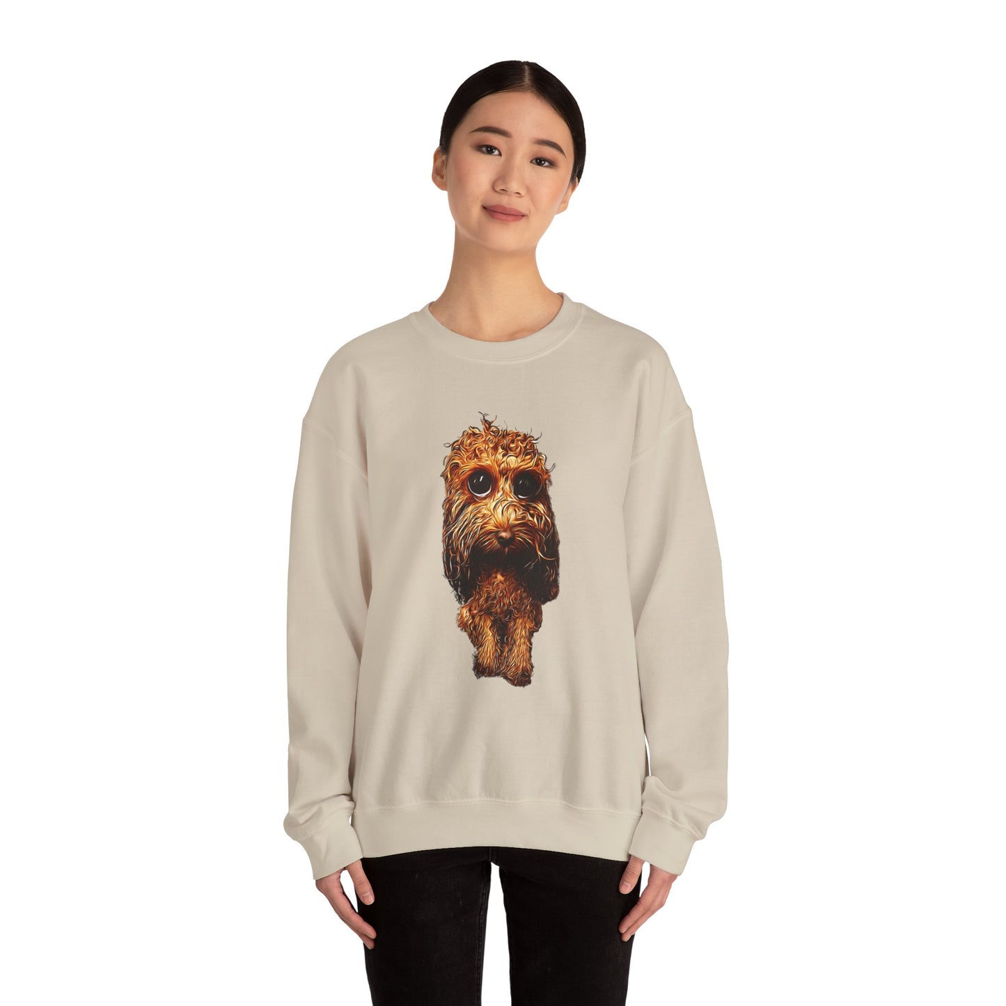 Caricadoodle Louis Drenched Unisex Heavy Blend™ Crewneck Sweatshirt