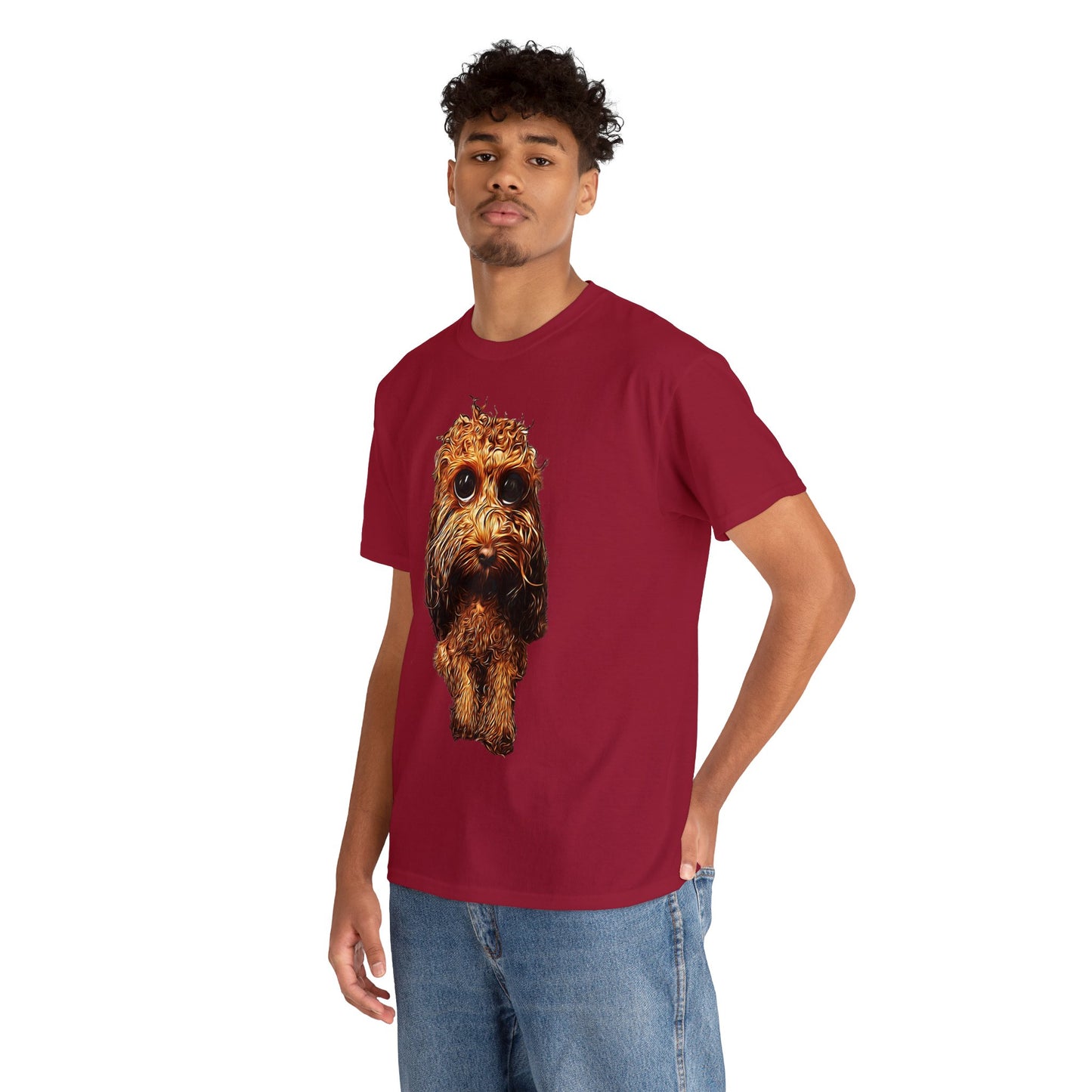 Caricadoodle Louis Drenched Unisex Heavy Cotton Tee