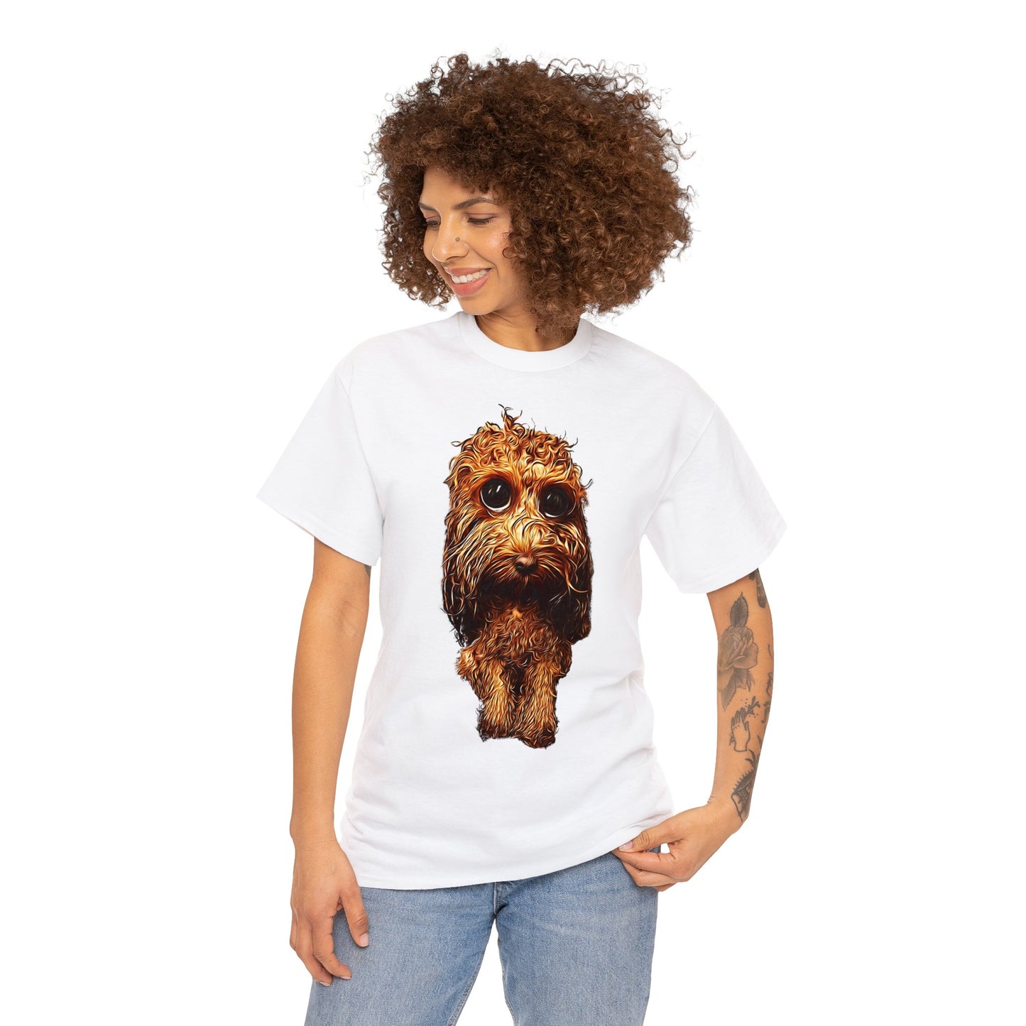 Caricadoodle Louis Drenched Unisex Heavy Cotton Tee