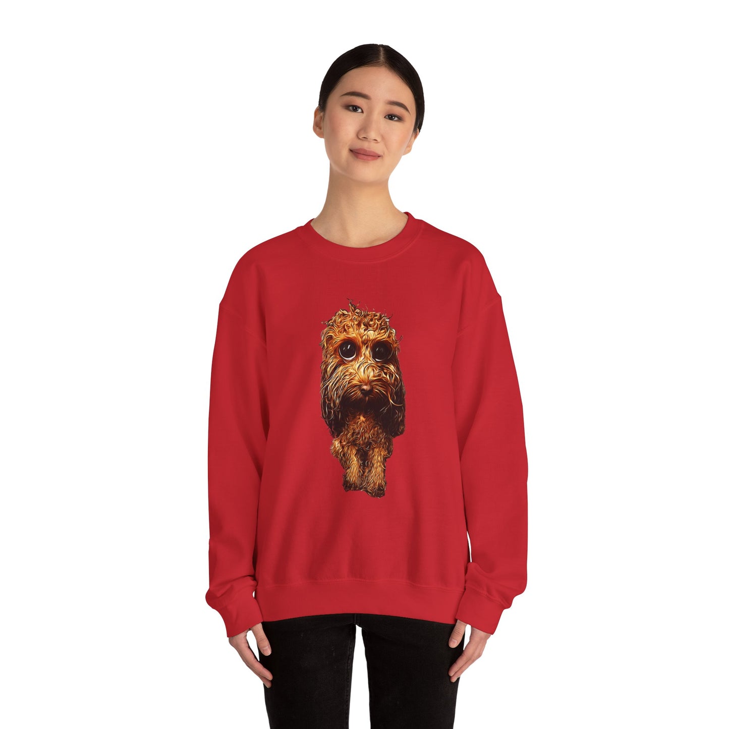 Caricadoodle Louis Drenched Unisex Heavy Blend™ Crewneck Sweatshirt