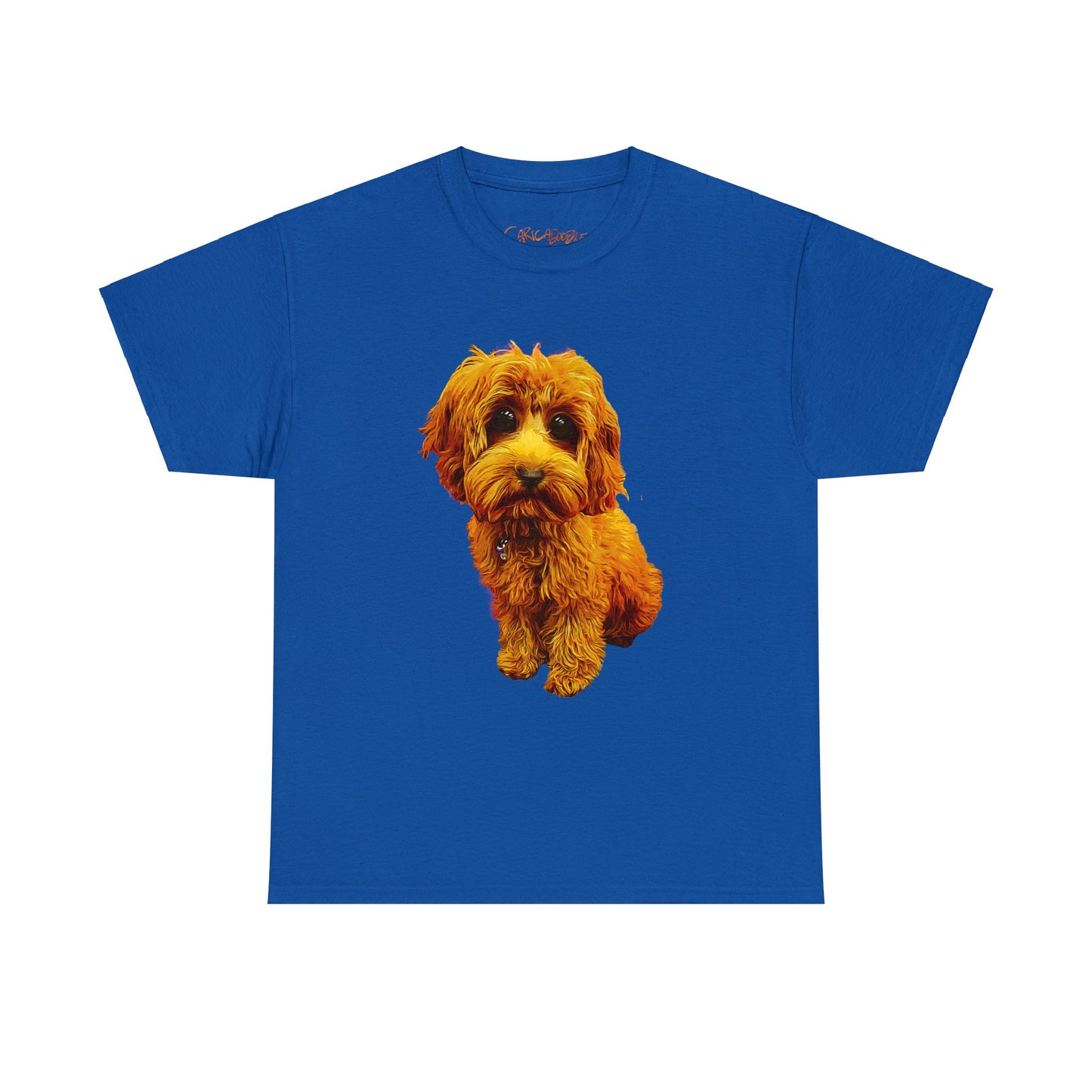 Caricadoodle Puppy Lyla Unisex Heavy Cotton Tee